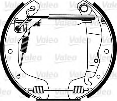 VALEO 554894 Brake Shoe Set